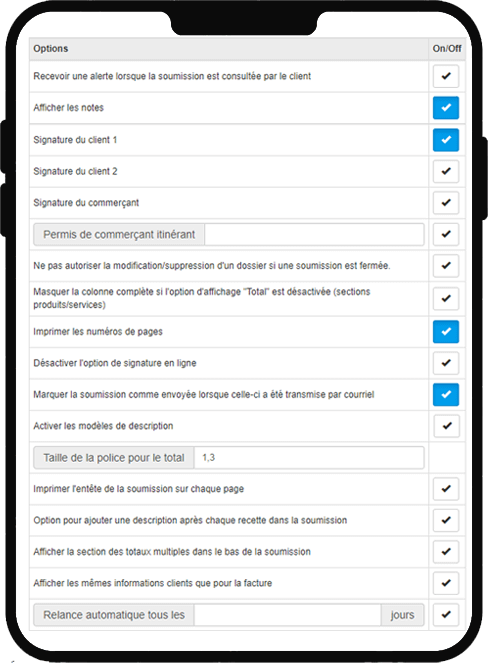 Paramétrage sur mesure du logiciel de soumissions, estimations et devis Gestion Minute