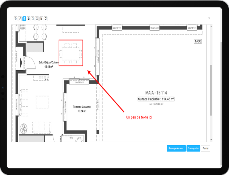 Annotation de plans et de photos​